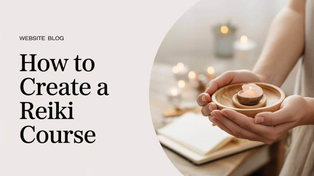 how to create a reiki course