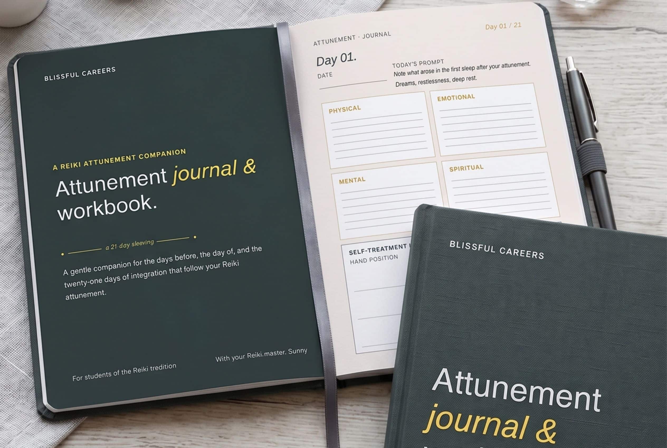 Reiki Attunement Journal and Workbook