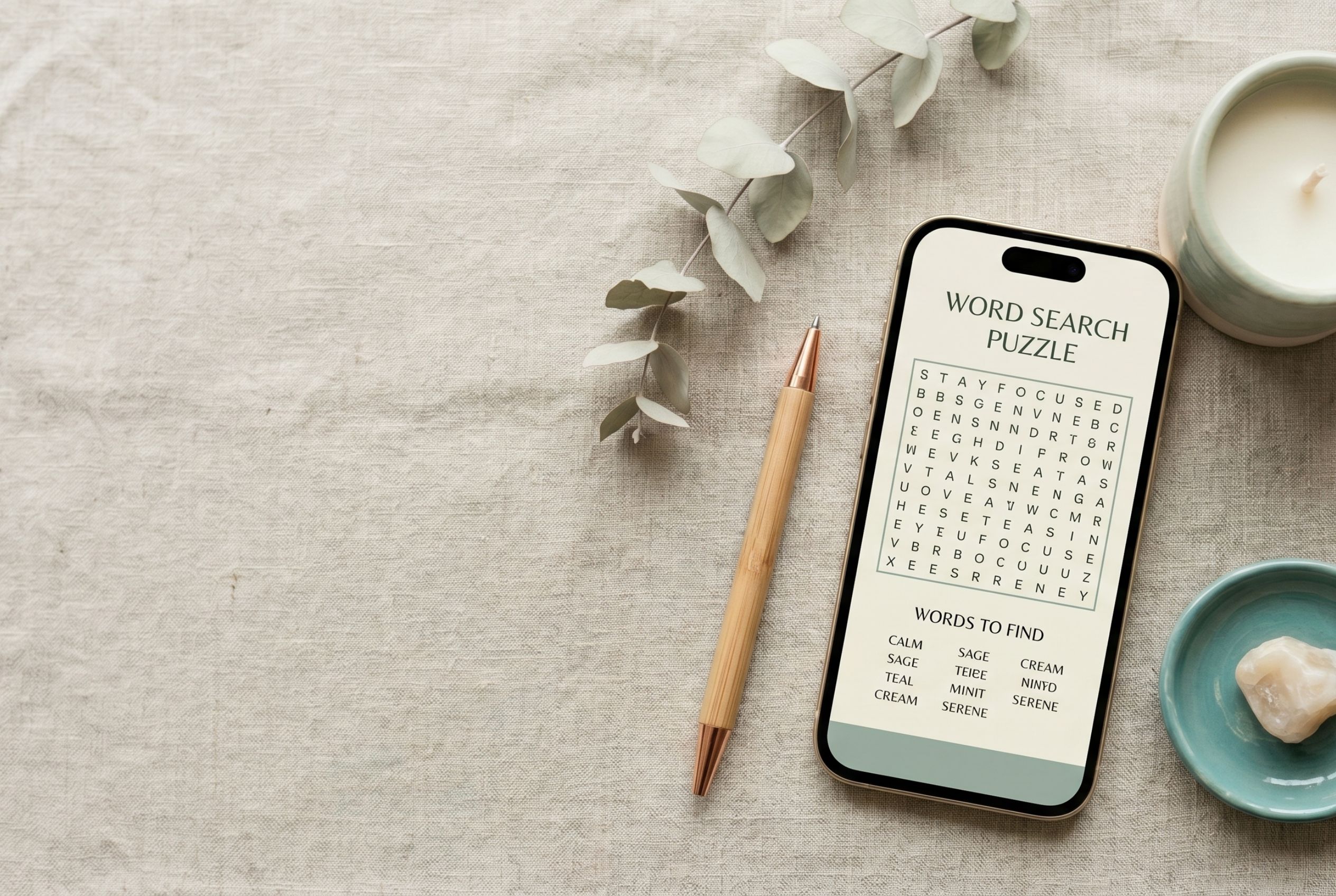 Word Search Post Generator by Blissful Careers - create spiritual word search posts for Instagram