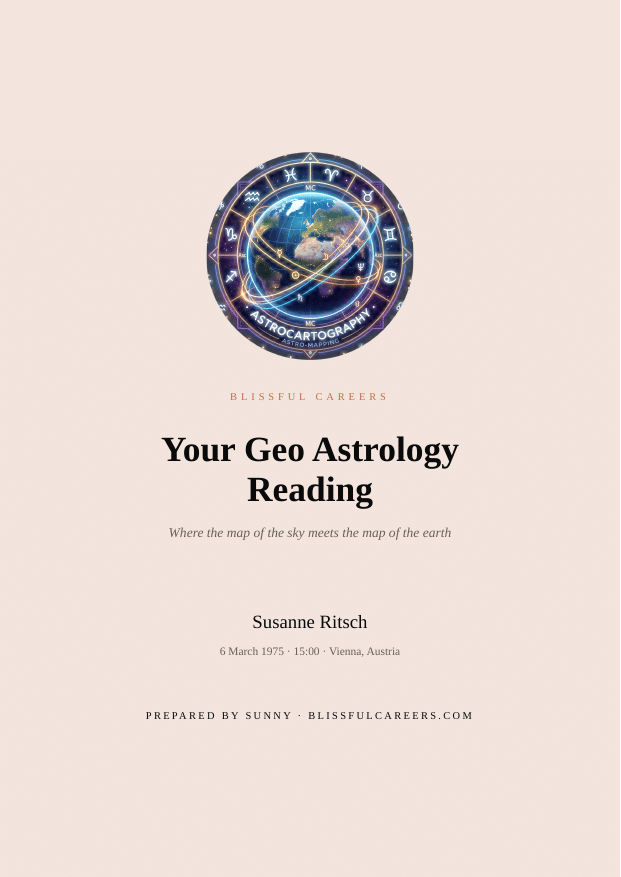 Demo geo astrology reading, page 1